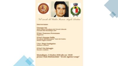 Il Circolo culturale “Giovanni Meli” annuncia un appuntamento dedicato alla figura del giudice Rosario Angelo Livatino
